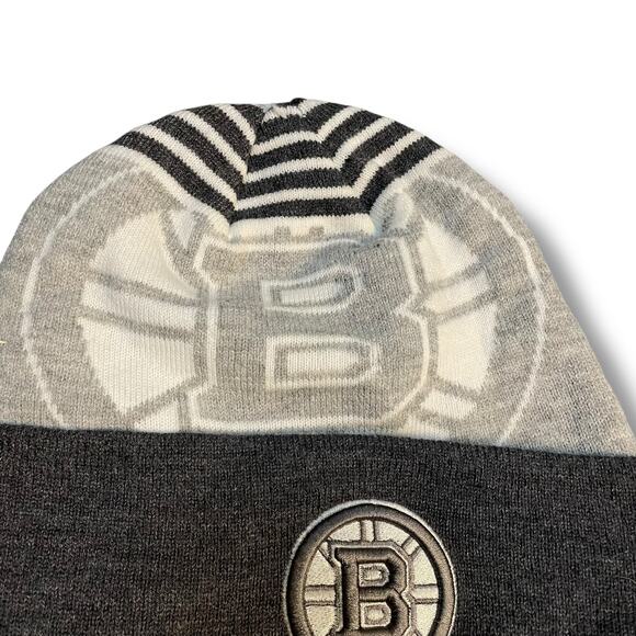 New Era Boston Bruins Knit Beanie Cap Cuff Skull Hat NHL Ice Hockey Pastrnak - Picture 6 of 14